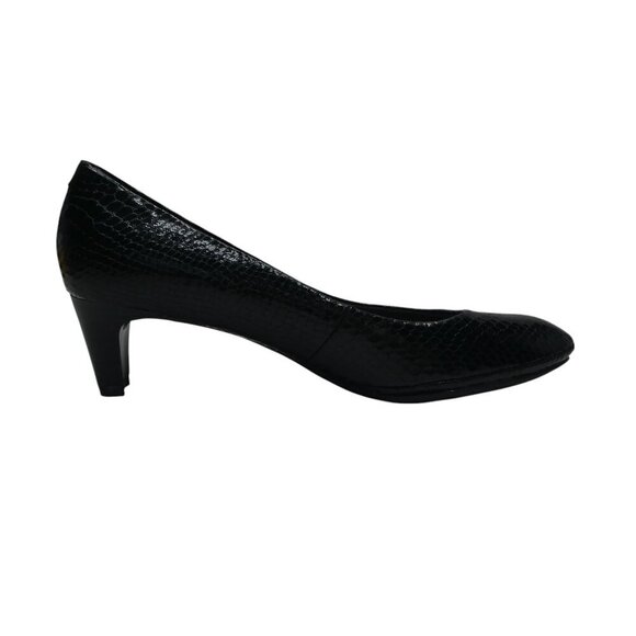 Eurosoft by Sofft Trichelle Black Snakeskin Print Pumps Heels Womens 9 - Picture 5 of 13